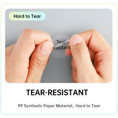 NIIMBOT THERMAL LABEL PAPER 31*31-210 TRANSPARENT ROUND