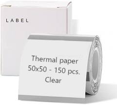 NIIMBOT THERMAL LABEL PAPER 50*50-150 TRANSPARENT