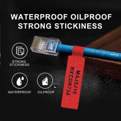 NIIMBOT THERMAL LABEL PAPER 12.5*74+35-65 CABLE RED