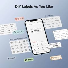 NIIMBOT THERMAL LABEL PRINTER D11-H 0.5-INCH BLUE