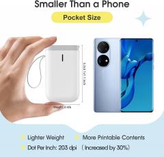 NIIMBOT THERMAL LABEL PRINTER D11 0.5-INCH WHITE