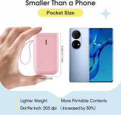 NIIMBOT THERMAL LABEL PRINTER D11 0.5-INCH PINK