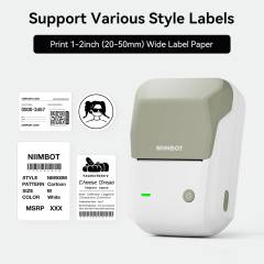 NIIMBOT THERMAL LABEL PRINTER B1 2-INCH WHITE GREEN