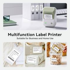 NIIMBOT THERMAL LABEL PRINTER B1 2-INCH WHITE GREEN