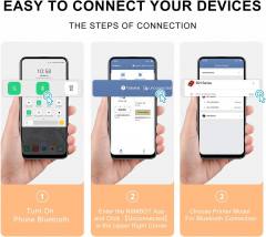 NIIMBOT THERMAL LABEL PRINTER B21S 2-INCH BLACK