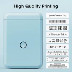 NIIMBOT THERMAL LABEL PRINTER D110 0.5-INCH LIGHT BLUE