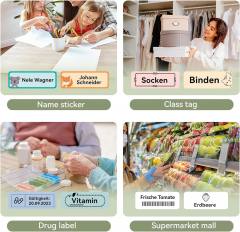 NIIMBOT THERMAL LABEL PRINTER D110 0.5-INCH LIGHT GREEN