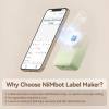 NIIMBOT THERMAL LABEL PRINTER D110 0.5-INCH LIGHT GREEN