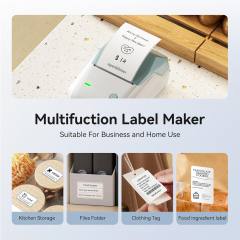 NIIMBOT THERMAL LABEL PRINTER B1 2-INCH WHITE BLUE