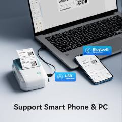 NIIMBOT THERMAL LABEL PRINTER B1 2-INCH WHITE BLUE