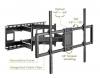 GEMBIRD FULL MOTION TV WALL MOUNT 60'-120'