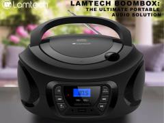 LAMTECH BLUETOOTH STEREO MULTI-FUNCTION BOOMBOX BLACK