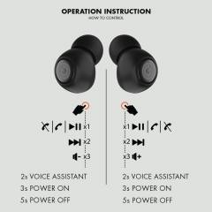 SONICGEAR ENC BT5.4 EARPUMP TWS JEWEL 2 WHITE