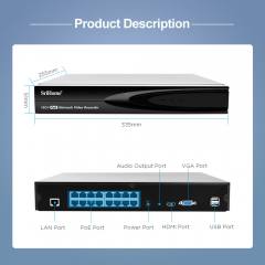 SRIHOME 5MP 16-CHANNEL PoE NETWORK VIDEO RECORDER