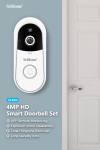 SRIHOME WIFI SMART DOORBELL SET 4MP