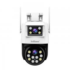 SRIHOME DUAL LENS PANORAMIC MONITORING IP CAMERA 2MP+2MP HD