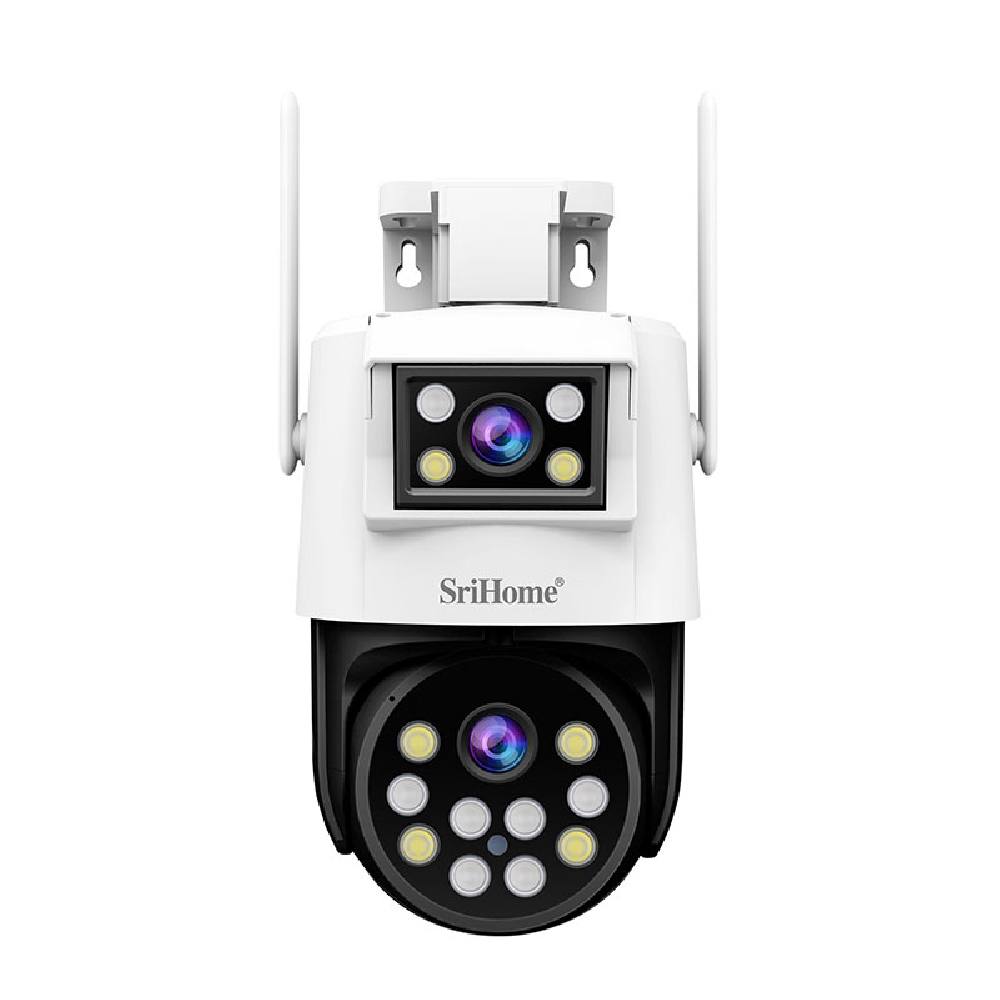 SRIHOME DUAL LENS PANORAMIC MONITORING IP CAMERA 2MP+2MP HD