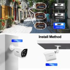 SRIHOME POE OUTDOOR IP CAMERA 5MP