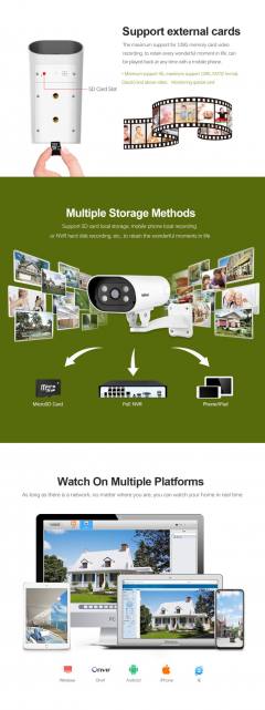 SRIHOME POE SMART OUTDOOR CAMERA 4MP