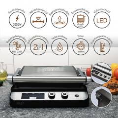 ADLER LED 2IN1 ELECTRIC GRILL