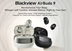 BLACKVIEW ENC BT5.4 AIRBUDS 9 LED SCREEN WITH CHARGING DOCK BEIGE WHITE