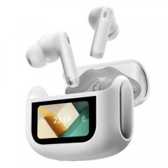 BLACKVIEW ENC BT5.4 AIRBUDS 12 WITH LED SCREEN & CHARGING DOCK WHITE