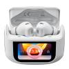 BLACKVIEW ENC BT5.4 AIRBUDS 12 WITH LED SCREEN & CHARGING DOCK WHITE