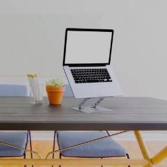 GEMBIRD FOLDABLE NOTEBOOK RISER STAND FOR 15.6' DEVICES SPACEGREY