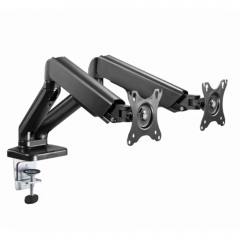 SBOX DOUBLE MONITOR STAND 17'-32' VESA 100x100 MAX 9KG