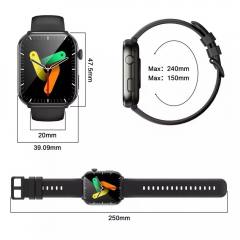 BLACKVIEW BT IP67 SPORT SMARTWATCH AMOLED DISPLAY BLACK