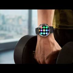 BLACKVIEW MULTI-FUNCTION SMARTWATCH WITH FLASH LIGHT AND GR MENU BLACK