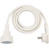 Brennenstuhl Quality Plastic Extension Cable with Flat Plug 3m H05VV-F3G1.5 white (1168980230) (BNN1168980230)
