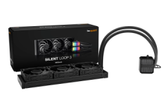 BEQUIET CPU HYDRO COOLER SILENT LOOP 360MM BW025, INTEL SOCKET LGA 1851/1700/1200/2066/1150/1151/1155, AMD AM5/AM4, SQUARE ARGB