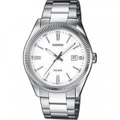 Casio Stainless Steel Ρολόι Μπαταρίας με Ασημί Μεταλλικό Μπρασελέ (MTP-1302PD-7A1VEF) (CASMTP-1302PD-7A1VEF)