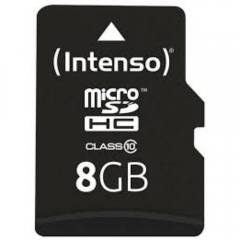 Intenso microSDHC Card  8GB Class 10 (3413460) (NSO3413460)