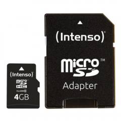 Intenso microSDHC Card  4GB Class 10 (3413450) (NSO3413450)