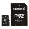 Intenso microSDHC Card  4GB Class 10 (3413450) (NSO3413450)