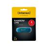 Intenso USB 2.0 Stick  4GB Rainbow Line Blue (3502450) (NSO3502450)