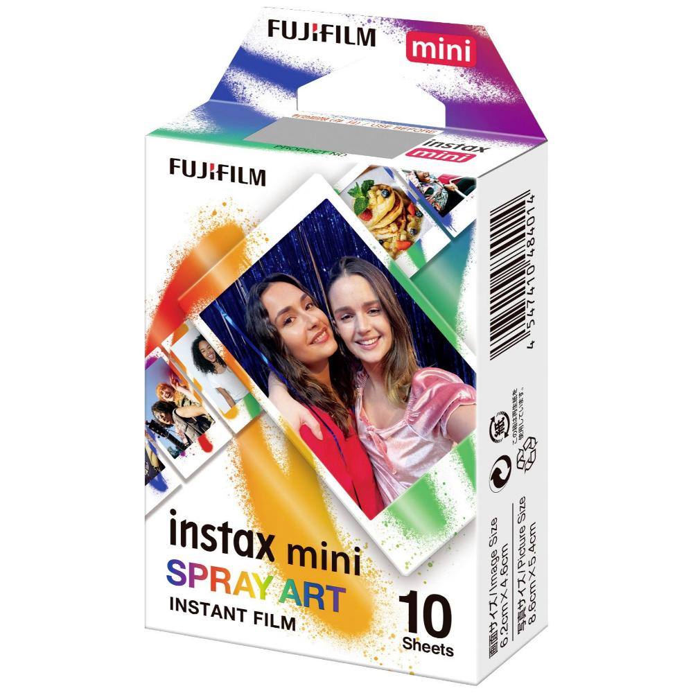 Fujifilm Color Instax Mini Instant Φιλμ (10 Exposures) Spray Art (16779809) (FJM16779809)