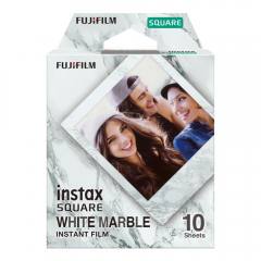 Fujifilm Color Instax Square Instant Φιλμ (10 Exposures) White Marble (16656473) (FJM16656473)