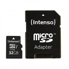 Intenso microSDHC Card 32GB Premium Class 10 U1 (3423480) (NSO3423480)