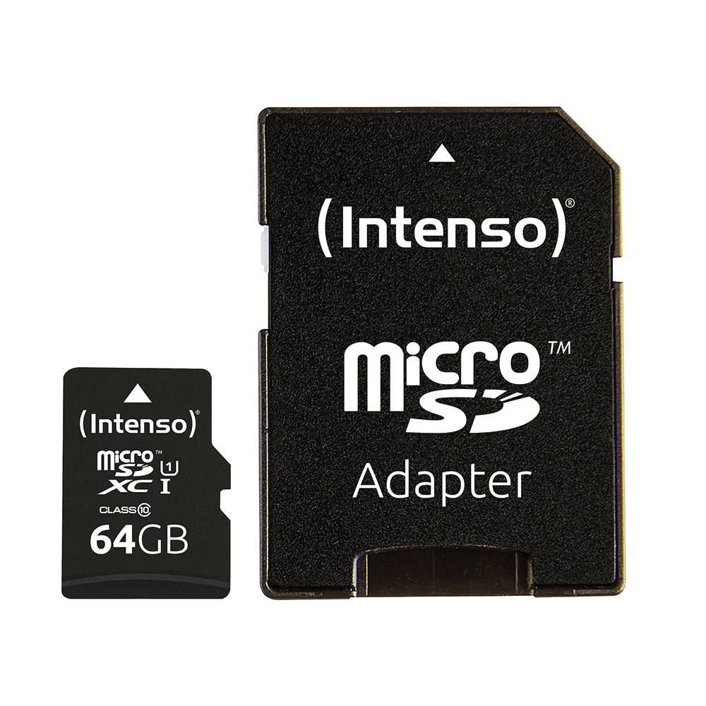 Intenso microSDXC Card 64GB Premium Class 10 U1 (3423490) (NSO3423490)